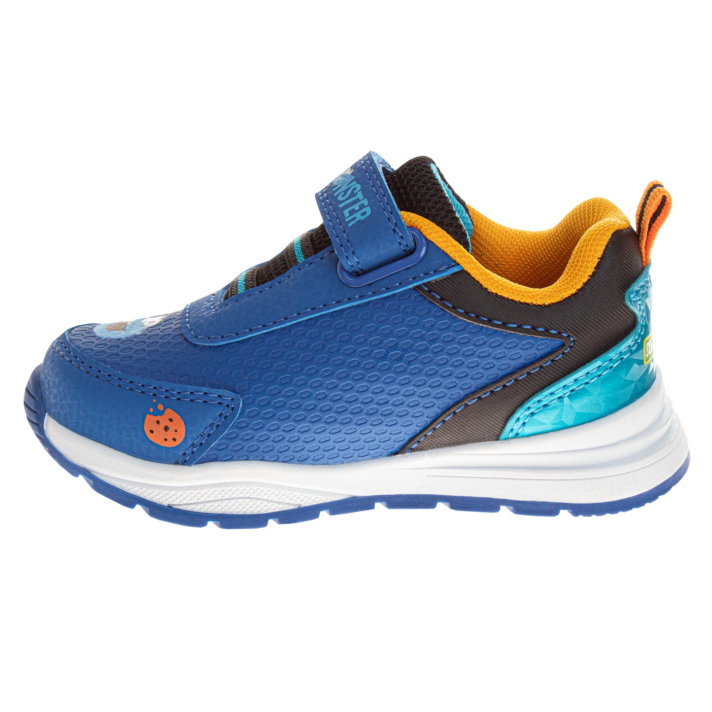 Sesame Street Boys/Girls Cookie Monster Hook and Loop Fashion Sneaker (Toddlers)