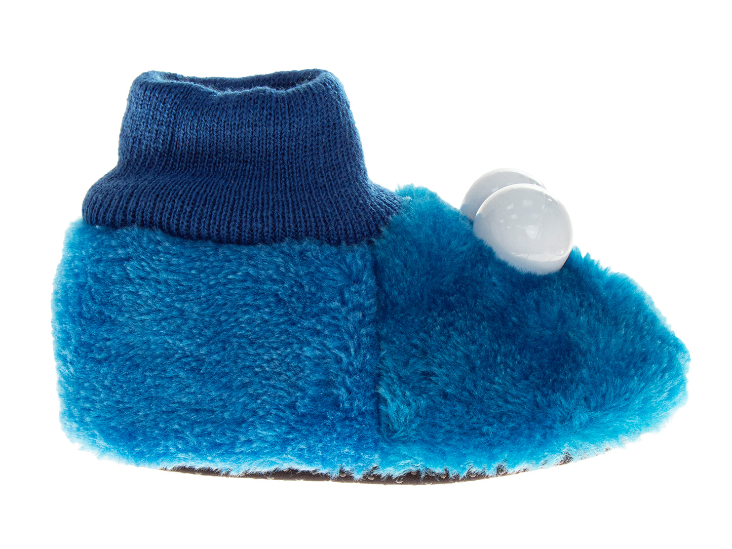 Sesame Street Curious Cookie Monster Dual Sizes Boys Slippers (Toddlers)
