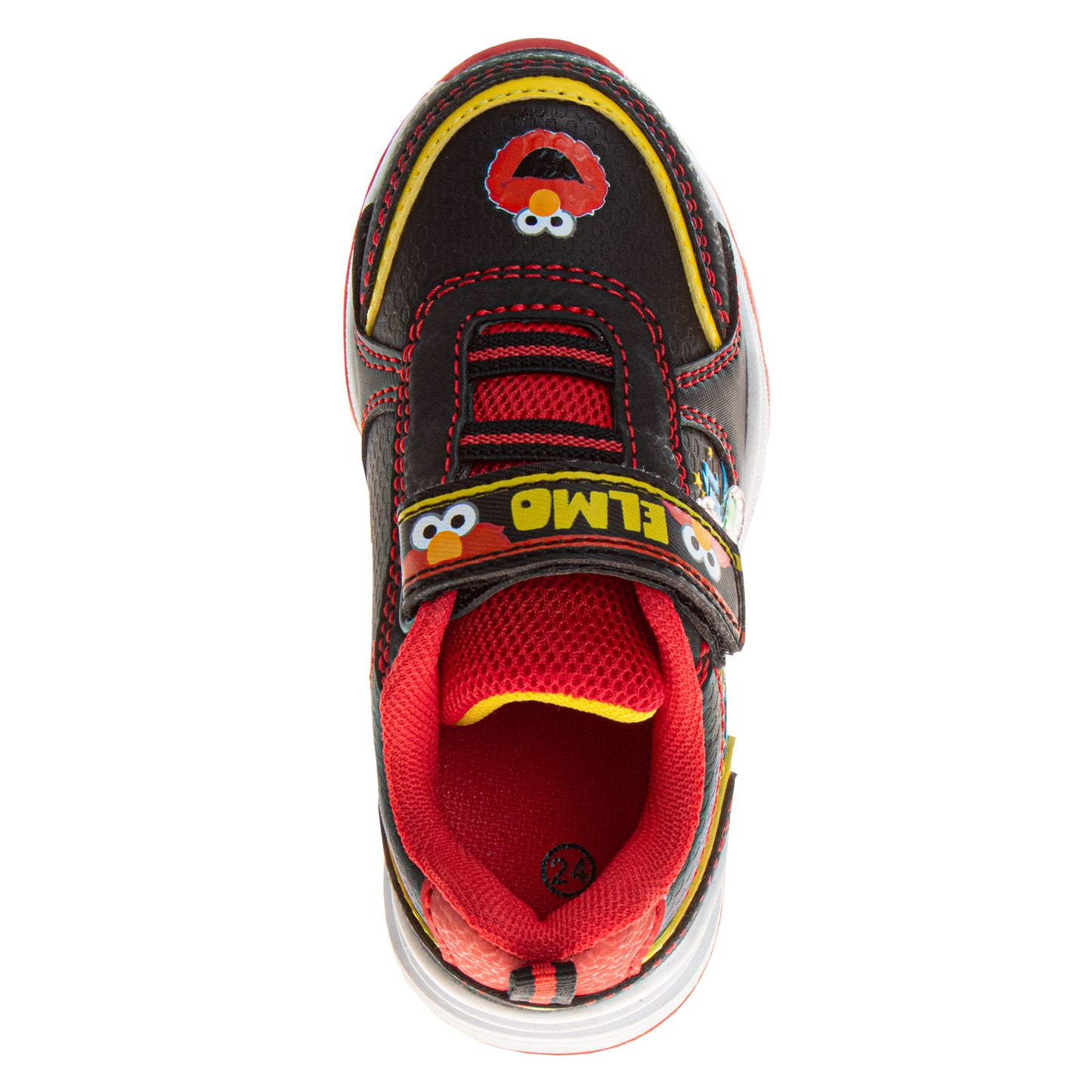 Sesame Street Boys/Girls Elmo Hook and Loop Fashion Sneaker (Toddlers)