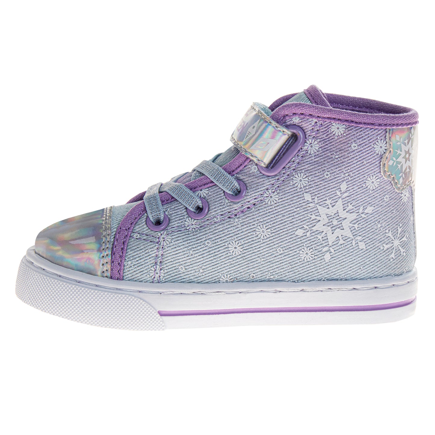 Frozen High-Top Hook and Loop Girls Canvas Sneakers (Toddler)