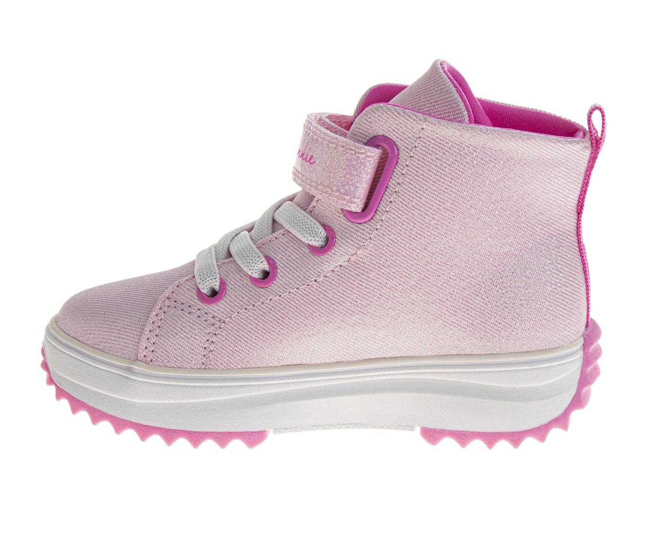 Disney Minnie Mouse Girls High-Top Platform Sneakers(Toddlers)