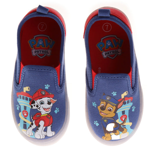Nickelodeon Paw Patrol Slip On Canvas Boys Rescue Team Easy Wear Casual Style Durable Canvas NoLace Design (Toddler / Little Kid)