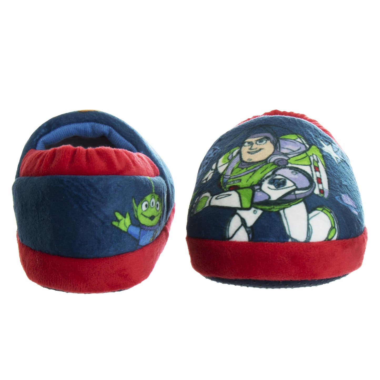 Disney Pixar Toy Story "Cowboy and Space Ranger" Woody and Buzz Toddler Boys' Dual Sizes Slippers
