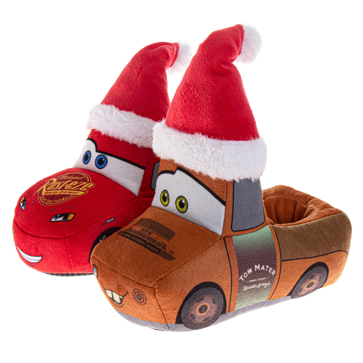 Disney Cars Boys' Dual Size Slippers (Sizes 5–1, Toddlers)