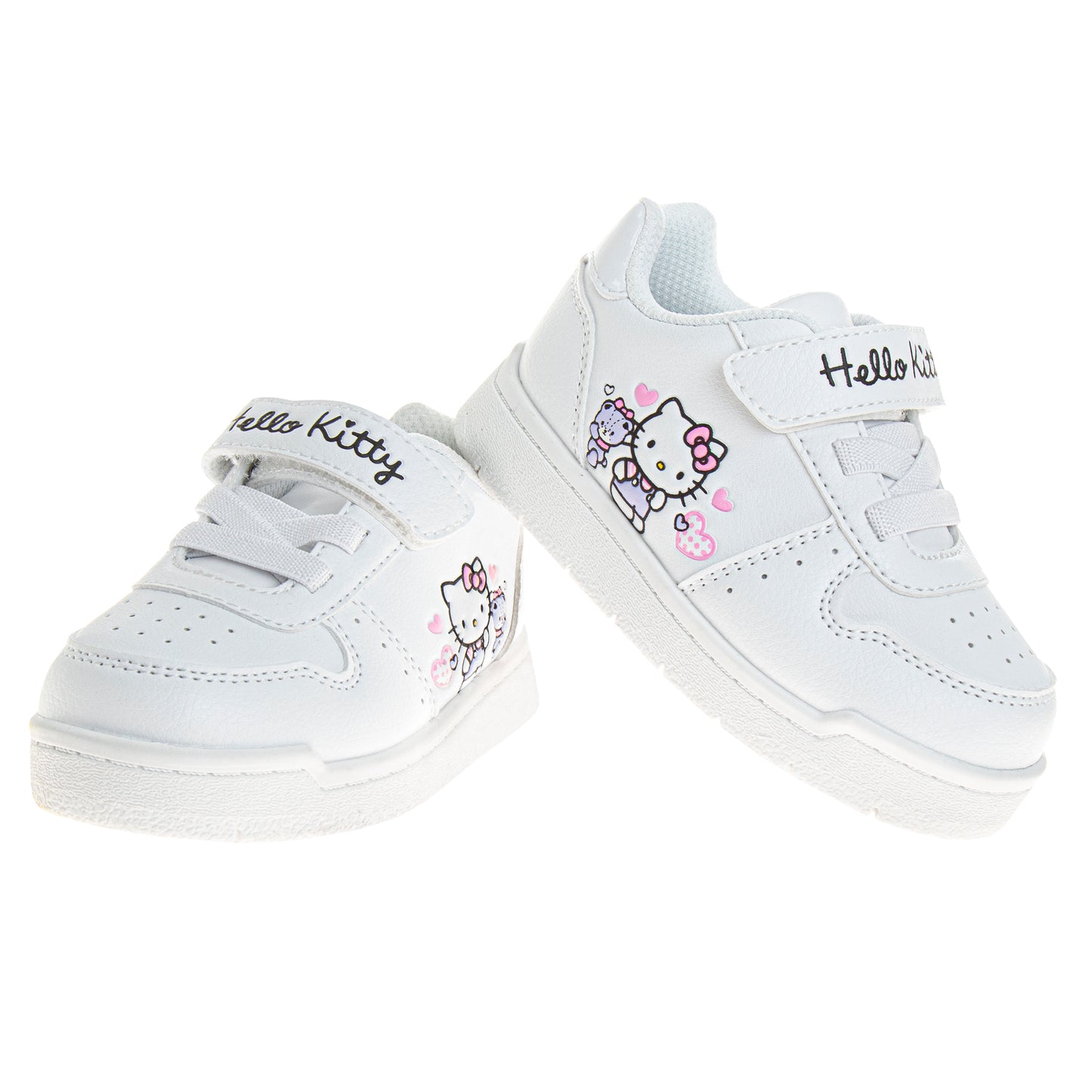 Sanrio Hello Kitty Sneakers for Girls - Lightweight Athletic Breathable Casual Shoes (Toddler)