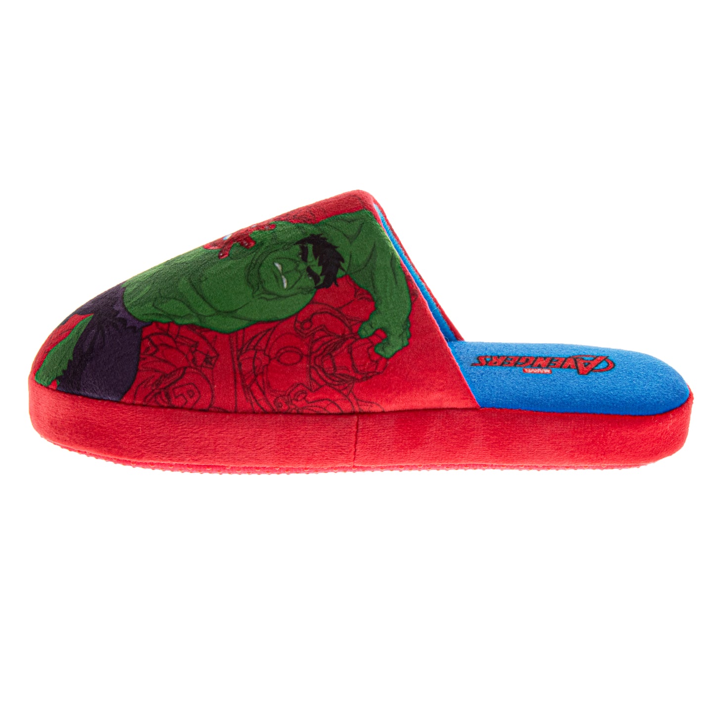 Marvel Avengers Slippers Captain America Hulk Thor IronMan Boys House Shoes Indoor Cozy Plush Slippers