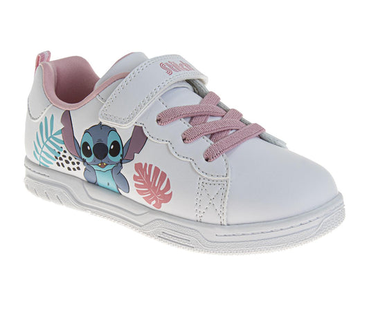 Disney Stitch Girls' Ohana Toddler Hook and Loop Sneakers