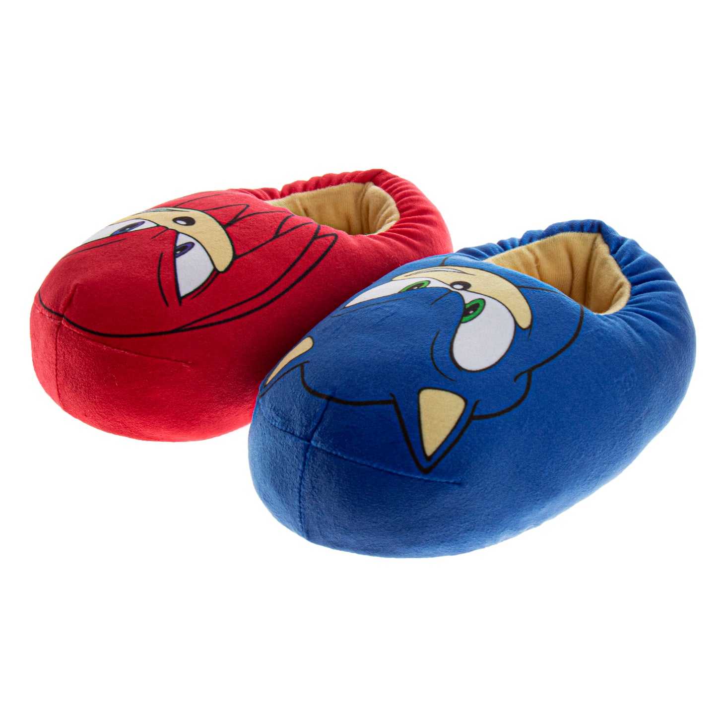 SEGA Sonic the Hedgehog Boys Slippers House Shoes Lightweight Plush Warm Comfort Soft Aline Slipper