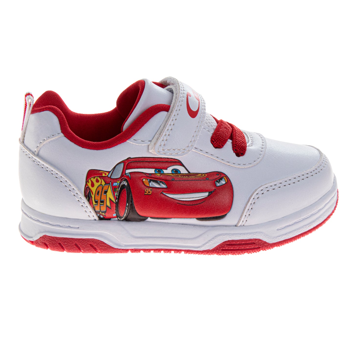 Josmo Kids Cars Shoes Boys Lightning McQueen Sneakers - Lightweight Breathable Athletic Shoe (Toddler / Little Kid)