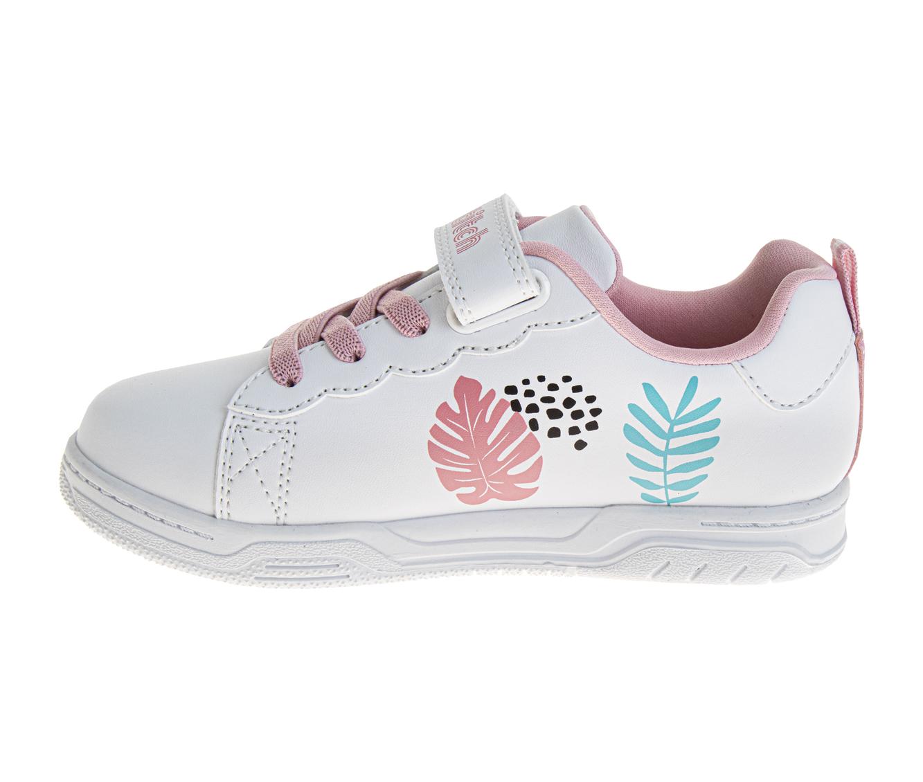 Disney Stitch Girls' Ohana Toddler Hook and Loop Sneakers