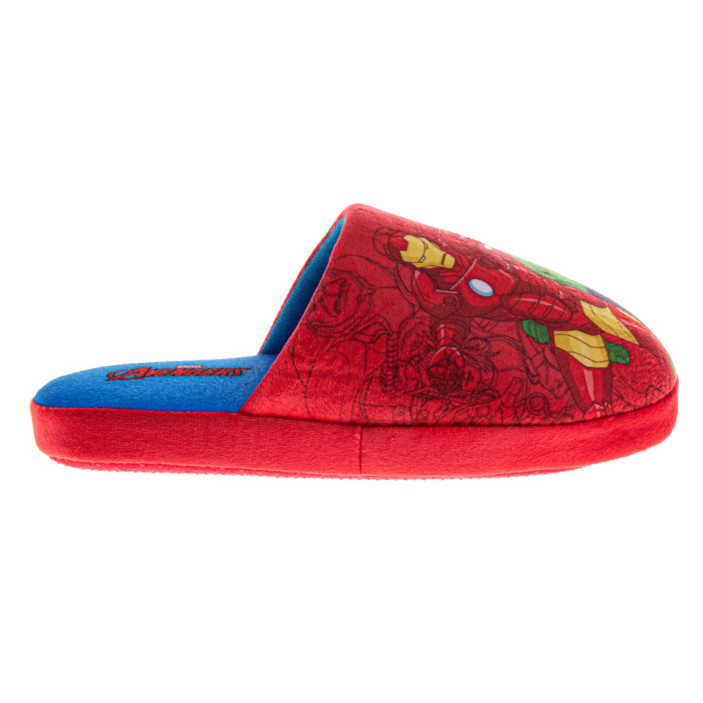 Marvel Avengers Slippers Captain America Hulk Thor IronMan Boys House Shoes Indoor Cozy Plush Slippers