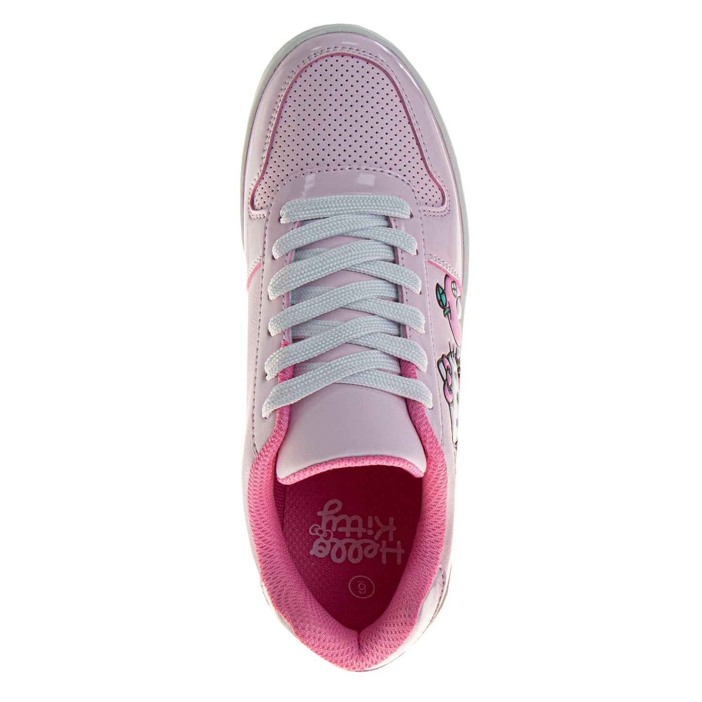Hello Kitty Women's Lace Up Vintage Fashion Sneakers.