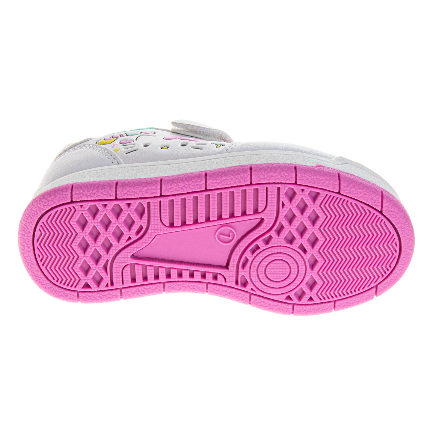 Sanrio Hello Kitty Sneakers for Girls Velcro Easy SlipOn Casual Comfort (Toddler / Little Kid)