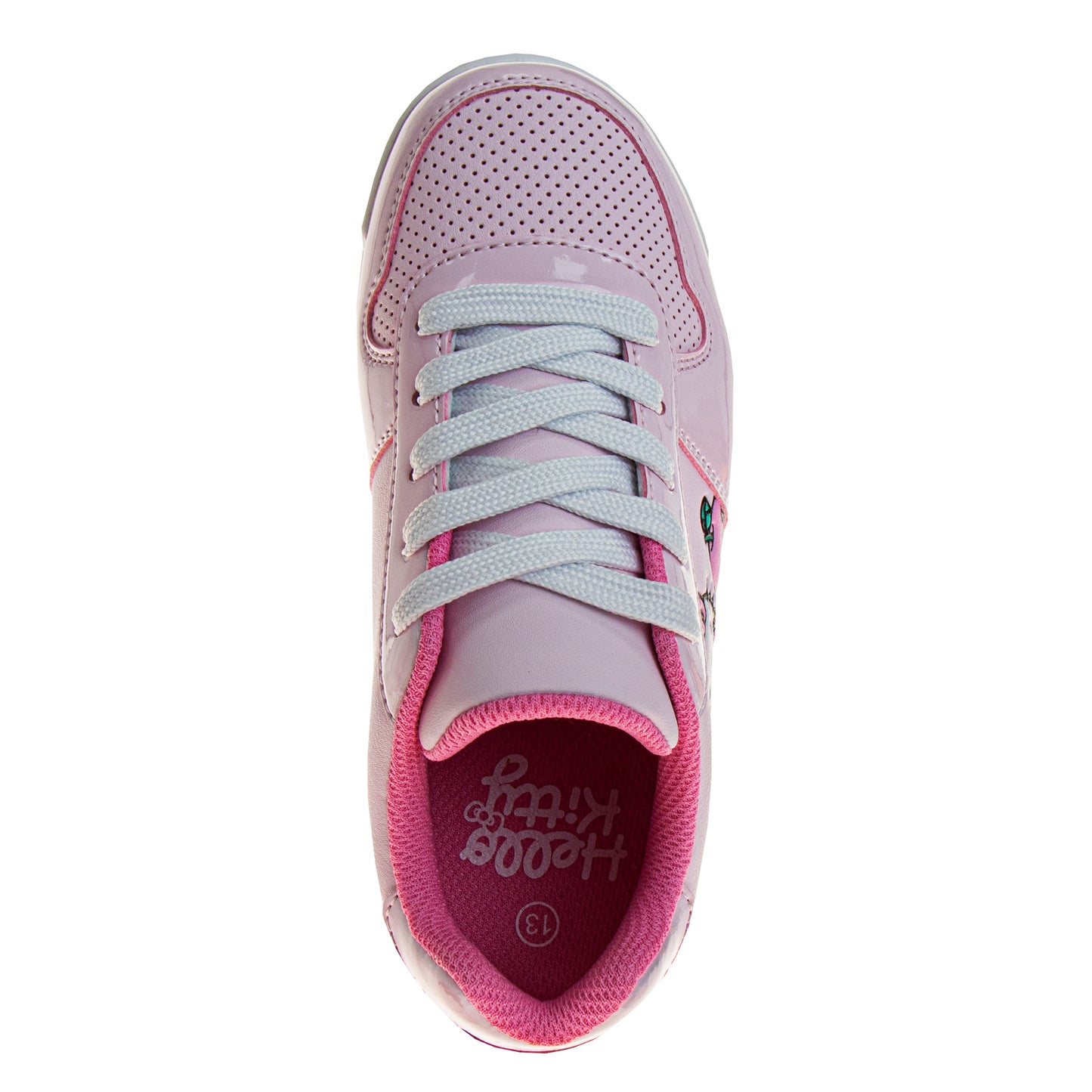 Hello Kitty Girls' Lace Up Vintage Fashion Sneakers