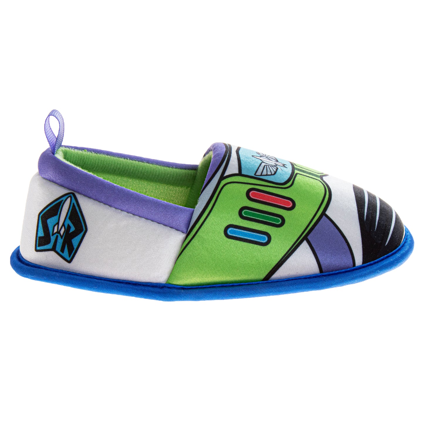 Disney Toy Story Boys Slippers Woody & Buzz Plush Warm Soft Aline Comfy Lightweight House Shoes (5-10 toddler)