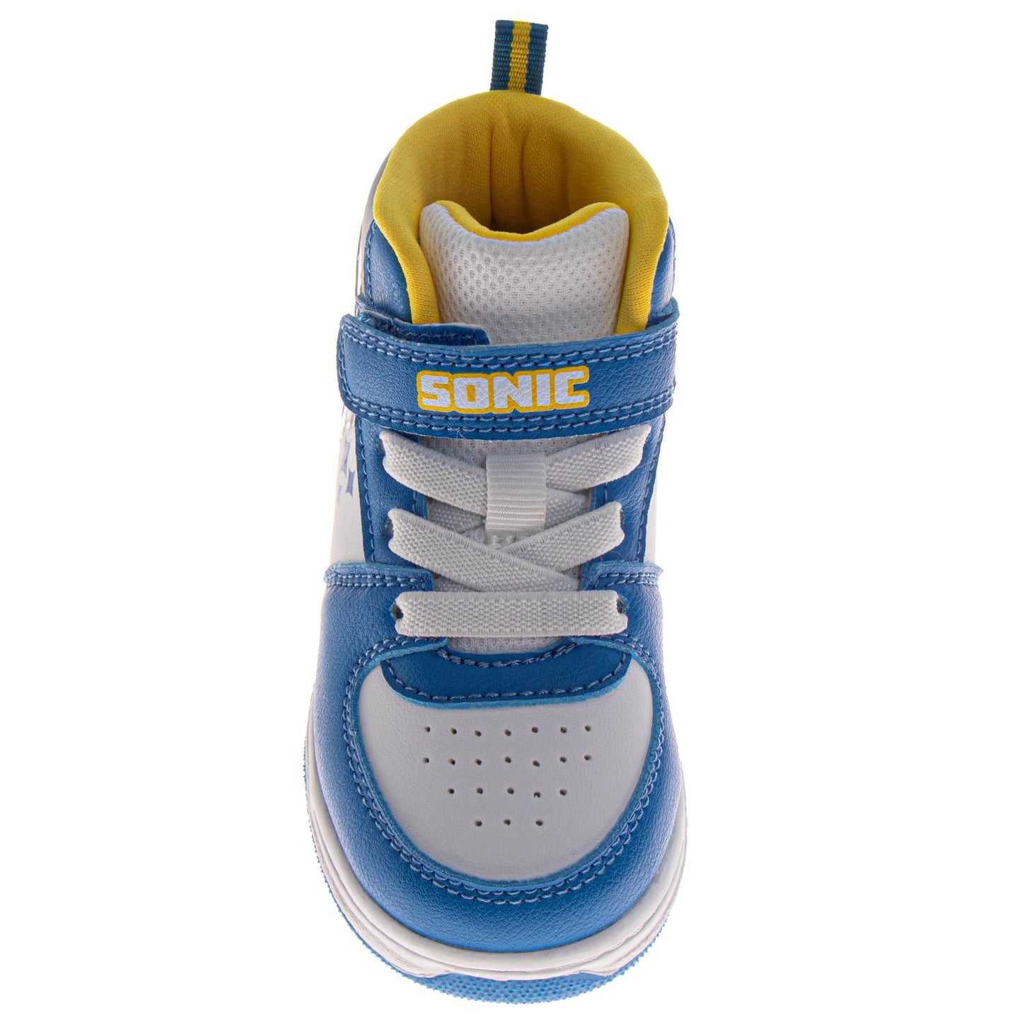 Sonic the Hedgehog Boys High Top Sneakers Hook and Loop with Lace-Up (Little Kid)