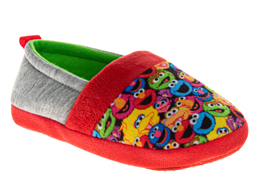 Sesame Street All Your Friends Dual Sizes Boys Slippers (Toddlers)