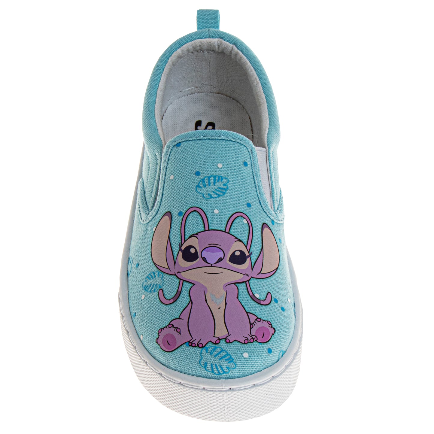 Disney Stitch Girls Toddler Lace Up Low Top Canvas Sneakers