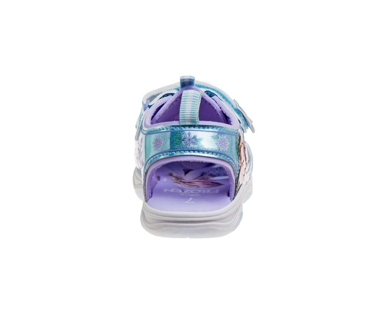 Disney Girls Frozen LED Light Up Sandal - Outdoor Slipon Quick Dry Waterproof Shoe - (Toddler)
