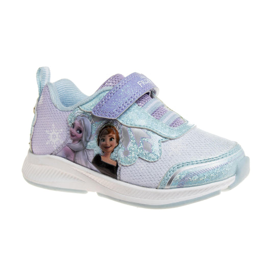 Disney Girls Frozen Light Up Laceless Running Shoes (Toddler/Little Girl)