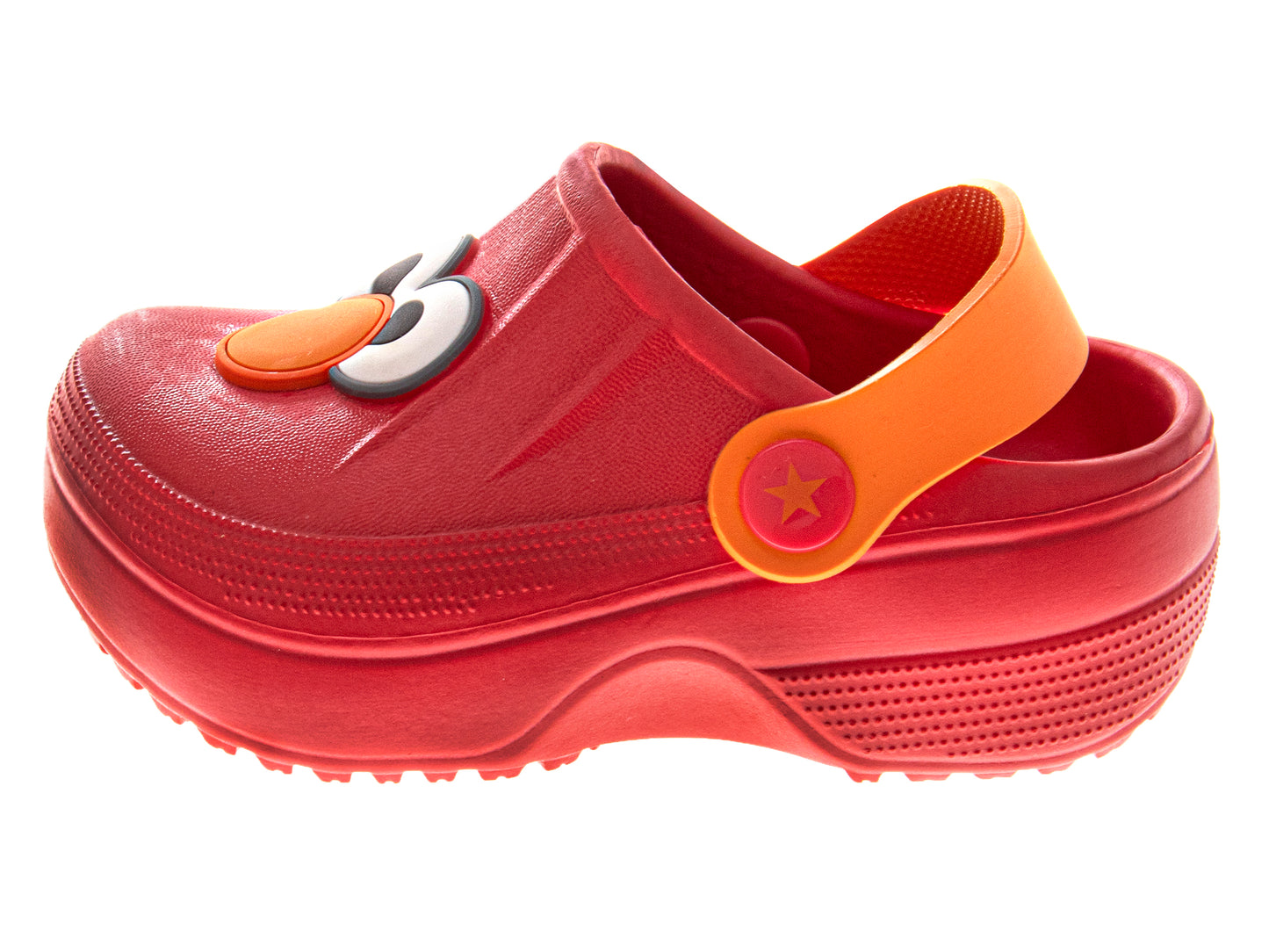 Sesame Street Elmo Character Boys' Clogs Dual Size Comfort Closure ( Toddler/Little Kids)