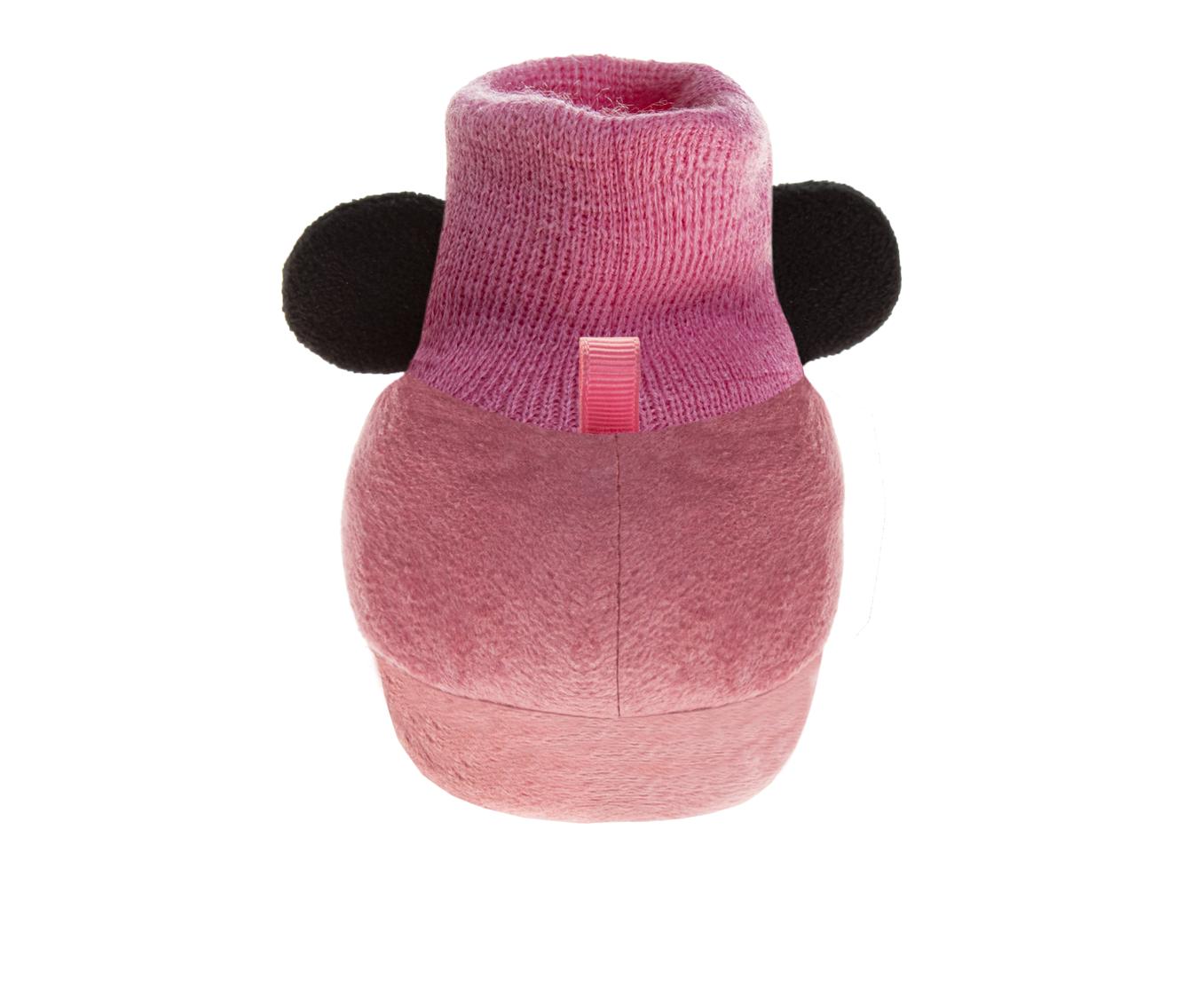 Disney Minnie Mouse Baby Girls' Slipper Bootie Shoe. (Infant)