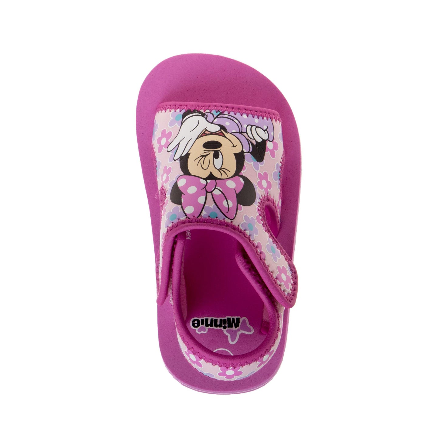 Disney Minnie Mouse Toddler Girls Hook and Loop Sandals