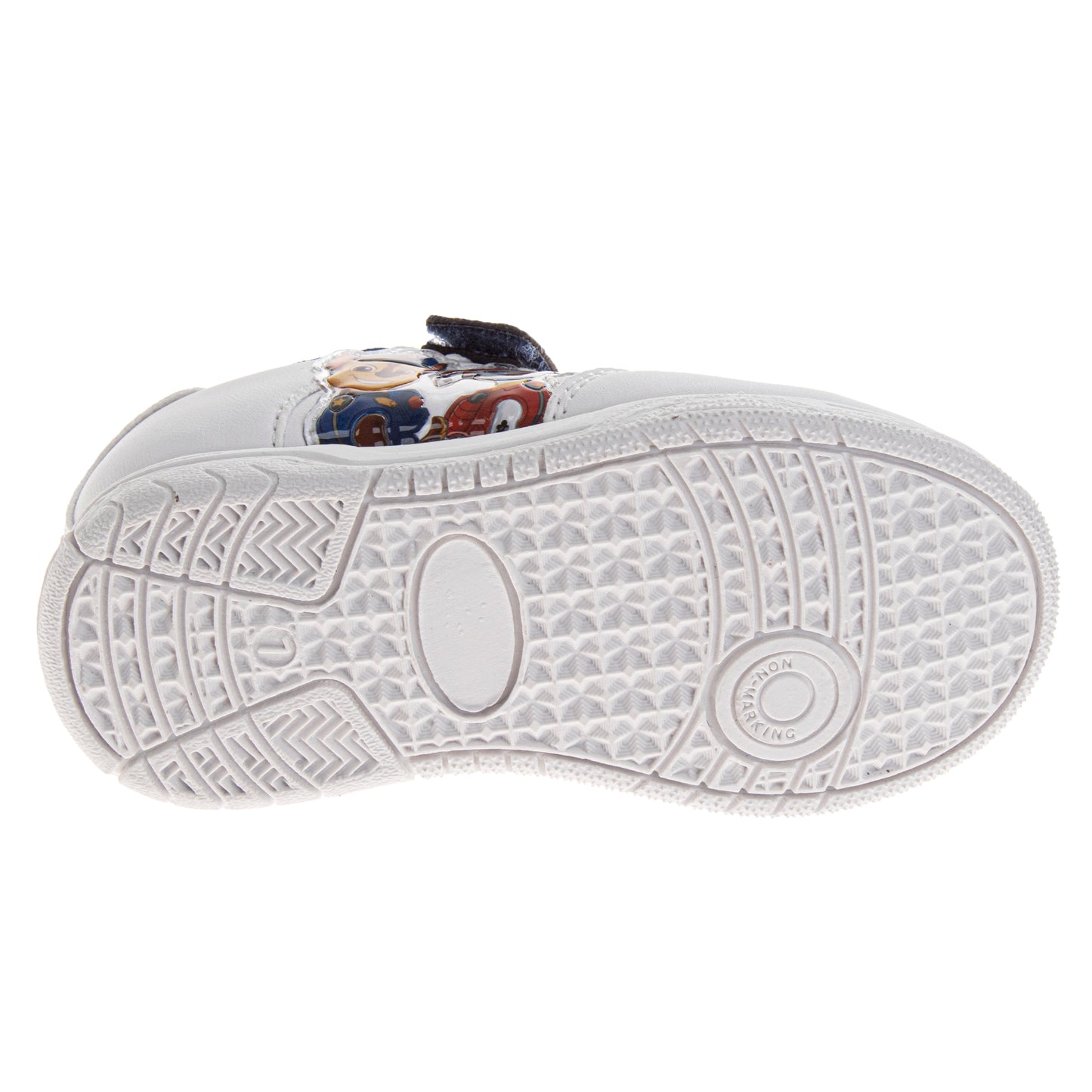 Nickelodeon Official Paw Patrol Chase & Marshall Sneakers Boys White Rescue Team Athletic Running Velcro Closure Durable (Toddler / Little Kid)