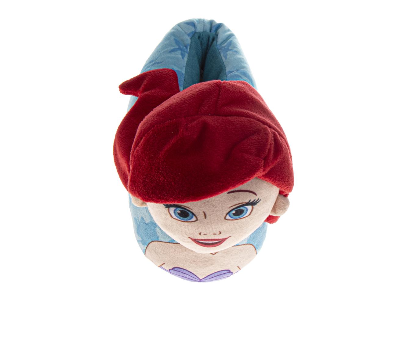 Disney Little Mermaid 3D Slippers Ariel & Flounder Warm Fluffy House Girls' Slippers (Toddler/Little Kids)