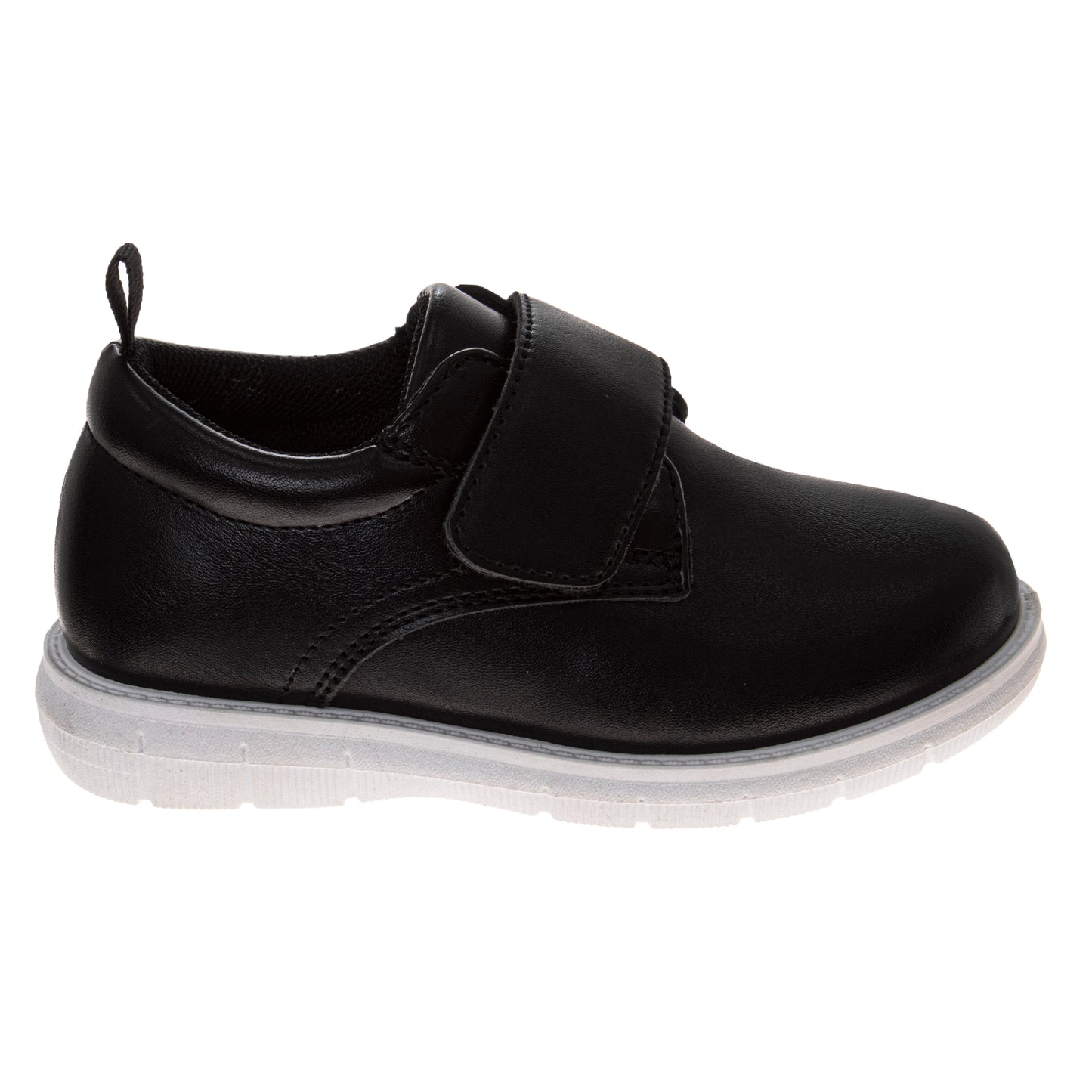 Josmo Toddler Boys Hook & Loop Casual Dress Shoes â€“ Easy On/Off Comfort, Flexible Sole, Durable Everyday School Shoes (Toddler)