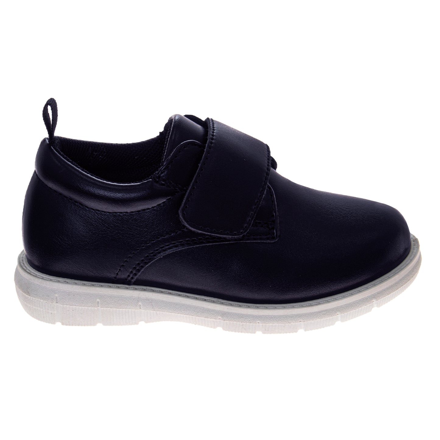 Josmo Toddler Boys Hook & Loop Casual Dress Shoes â€“ Easy On/Off Comfort, Flexible Sole, Durable Everyday School Shoes (Toddler)