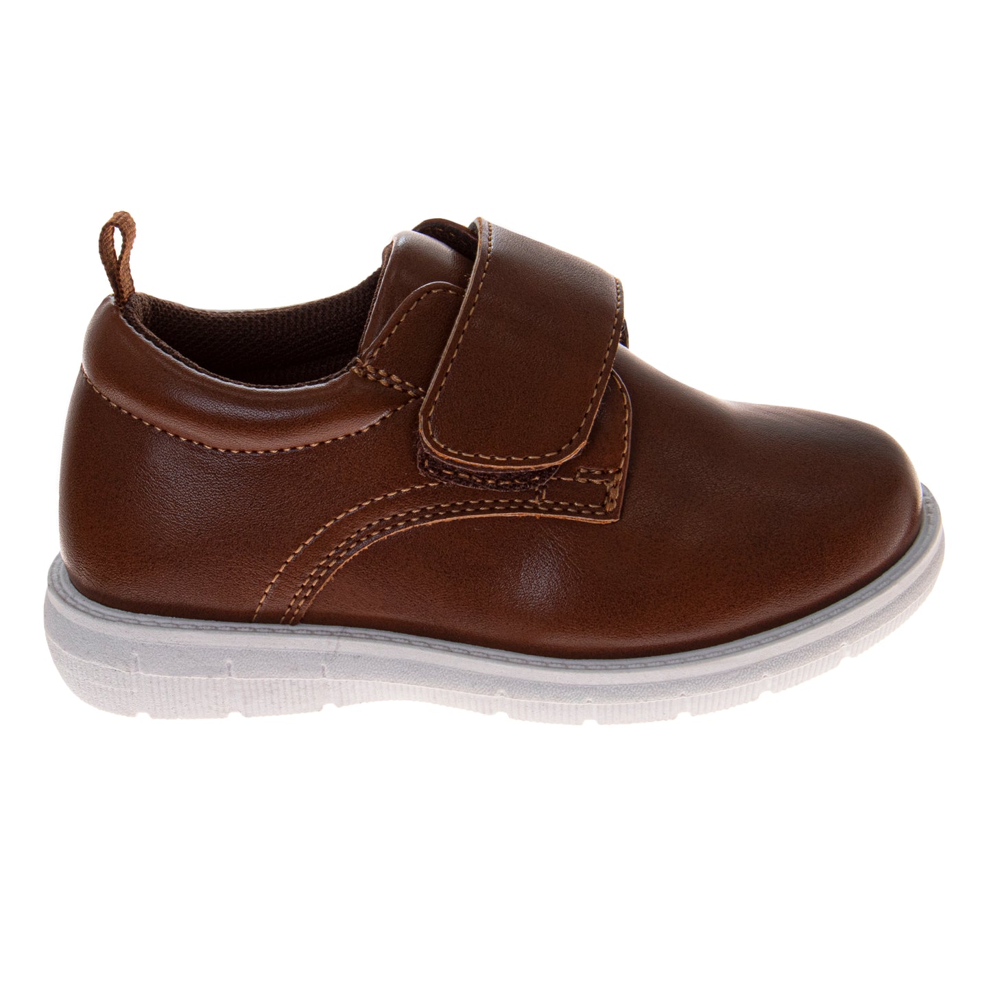 Josmo Toddler Boys Hook & Loop Casual Dress Shoes â€“ Easy On/Off Comfort, Flexible Sole, Durable Everyday School Shoes (Toddler)
