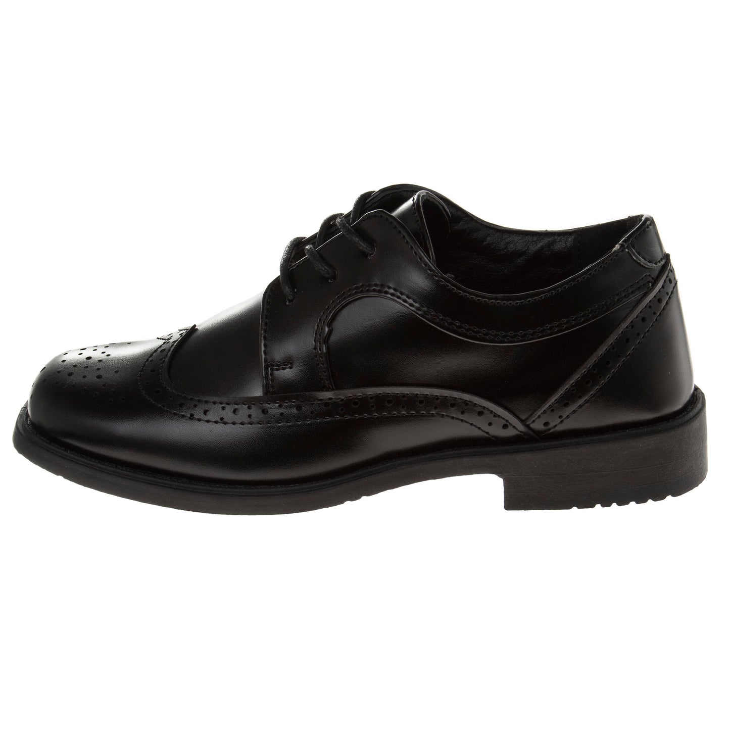 Josmo Boys' Wingtip Oxford Dress Shoes Classic Lace-Up Formal Shoes for Weddings, School & Special Occasions (Little Kid / Big Kid)