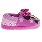 Disney Minnie Mouse Slippers for Kids Minnie's Bow Plush Warm Soft Aline Comfy Lightweight House Shoes