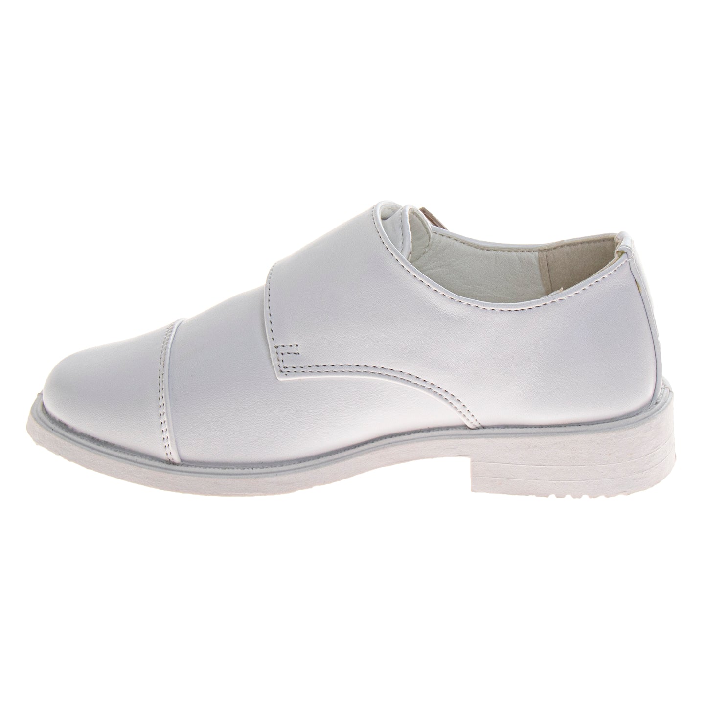 Josmo Boy’s Dress Shoes / Hook and Loop Double Monk Strap Cap Toe Oxford Loafers (Little Kid/Big Kid)