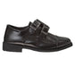 Josmo Boy’s Dress Shoes / Hook and Loop Double Monk Strap Cap Toe Oxford Loafers (Little Kid/Big Kid)