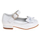 Josmo Girls' Mary Jane Dress Shoes, Hook and Loop Strap Wedding, Flower Girl, Party Shoes (Toddler/Little Kid)