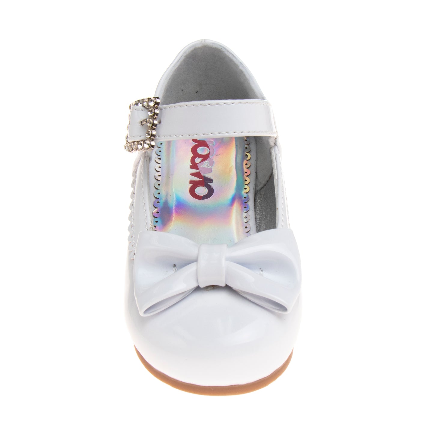 Josmo Girls' Mary Jane Dress Shoes, Hook and Loop Strap Wedding, Flower Girl, Party Shoes (Toddler/Little Kid)