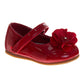 Josmo Infant Girls' Mary Jane Dress Shoes, Flower Accent Soft Comfort Shoes for First Steps and Special Occasions (Infant/Toddler)