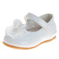 Josmo Infant Girls' Mary Jane Dress Shoes, Flower Accent Soft Comfort Shoes for First Steps and Special Occasions (Infant/Toddler)