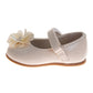 Josmo Infant Girls' Mary Jane Dress Shoes, Flower Accent Soft Comfort Shoes for First Steps and Special Occasions (Infant/Toddler)