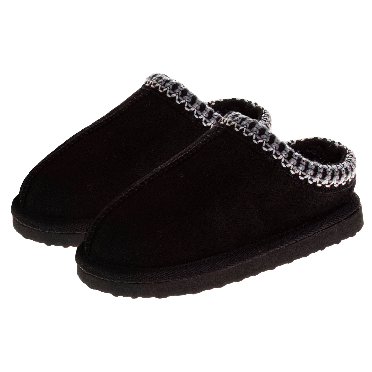 Josmo Kids' Cozy Slip-On House Slippers with Durable Indoor Outdoor Sole (Little Kids/Big Kids)