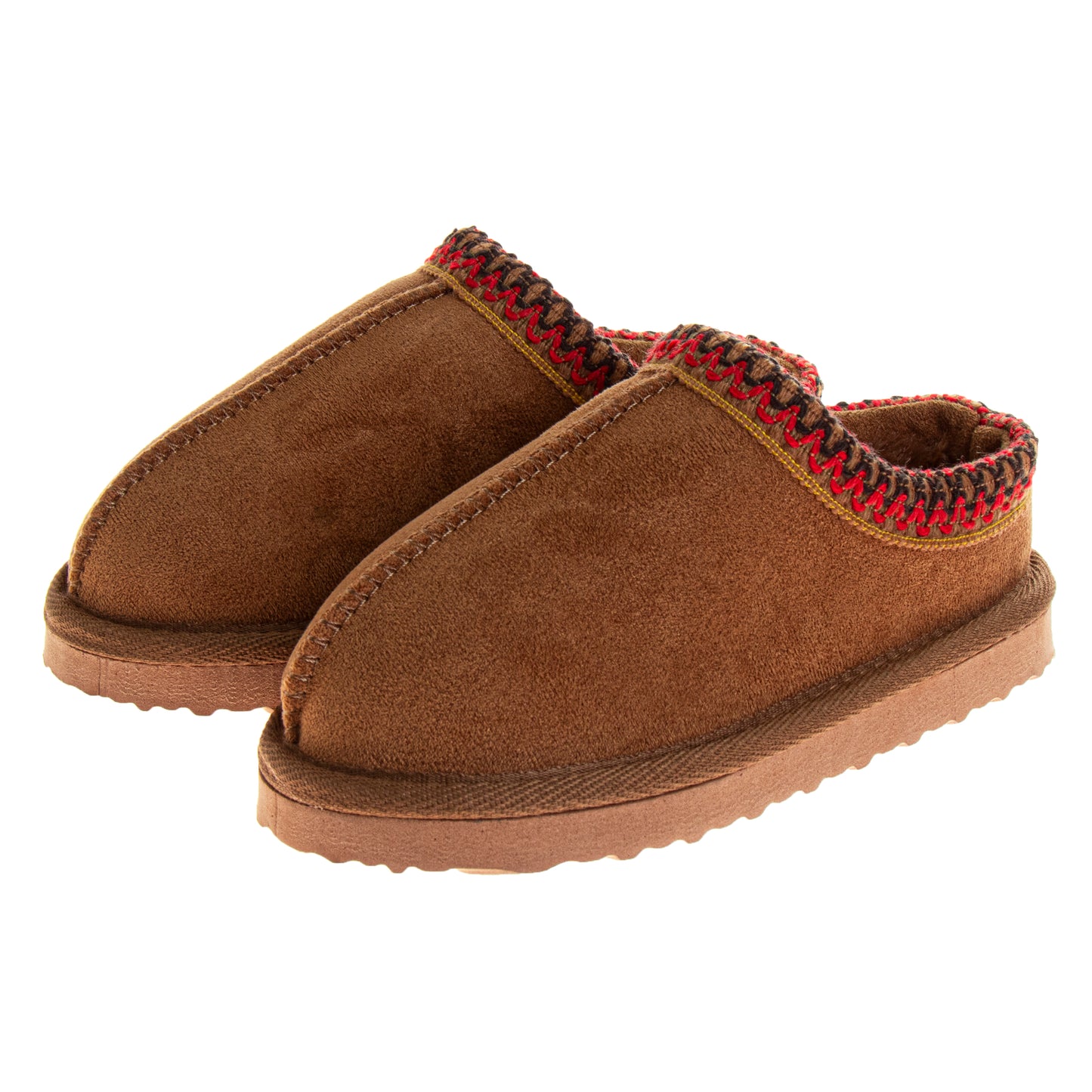 Josmo Kids' Cozy Slip-On House Slippers with Durable Indoor Outdoor Sole (Little Kids/Big Kids)