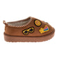 Josmo Emoji Patch SlipOn Slippers Girls  Fun Padded Cozy Velvet Texture Indoor Wear (Toddler)