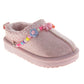 Josmo SlipOn Slippers Girls  Sparkly Pink Beaded Plush Cozy House Shoe (Toddler)