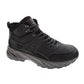 Avalanche Men’s Black Mid-Top Hiking Boots – Lace-Up Outdoor Trail Shoes with Cushioned Sole