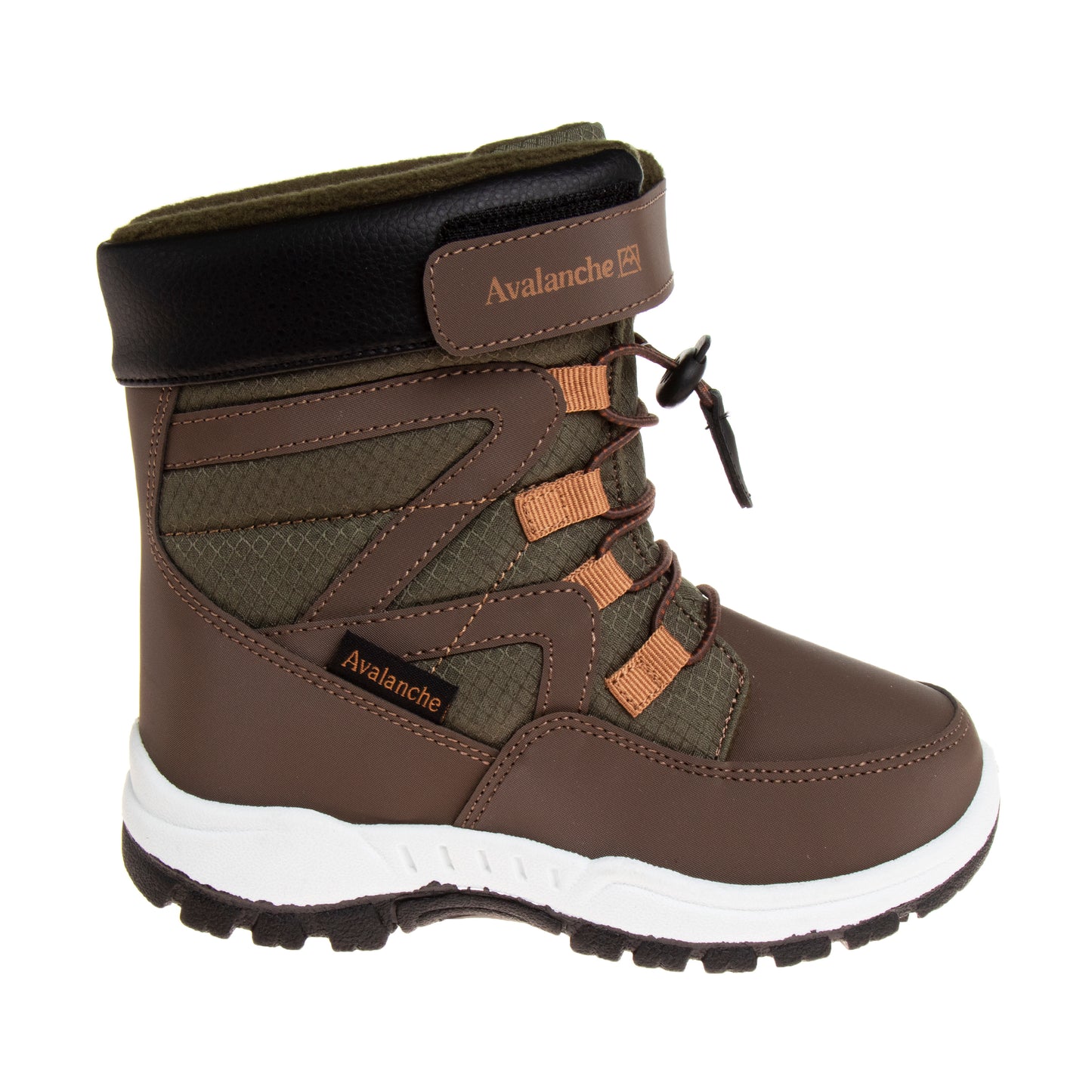 Avalanche Kids' Unisex Winter Snow Boots, Waterproof Cold Weather Boots with Toggle Closure (Toddler/Little Kid))