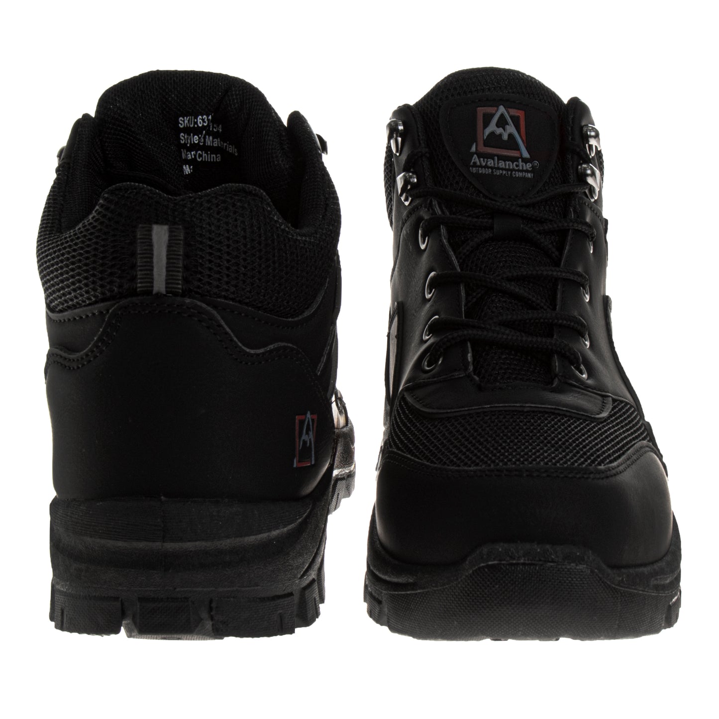 Avalanche Rugged Hiker Boots for Men  Leather HeavyDuty MultiTerrain Workwear Style (Adult)