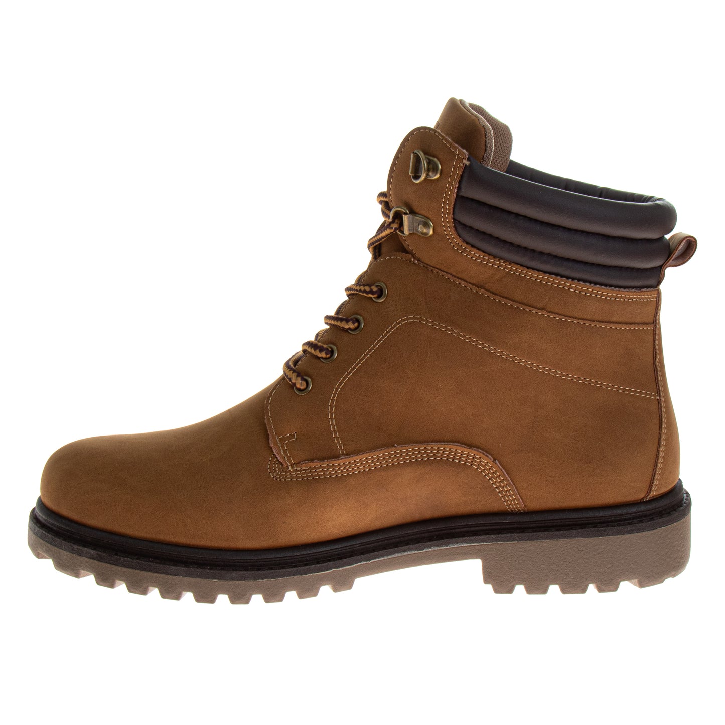 Avalanche Men’s Lace-Up Ankle Boots – Rugged Casual Outdoor Boots with Cushioned Sole