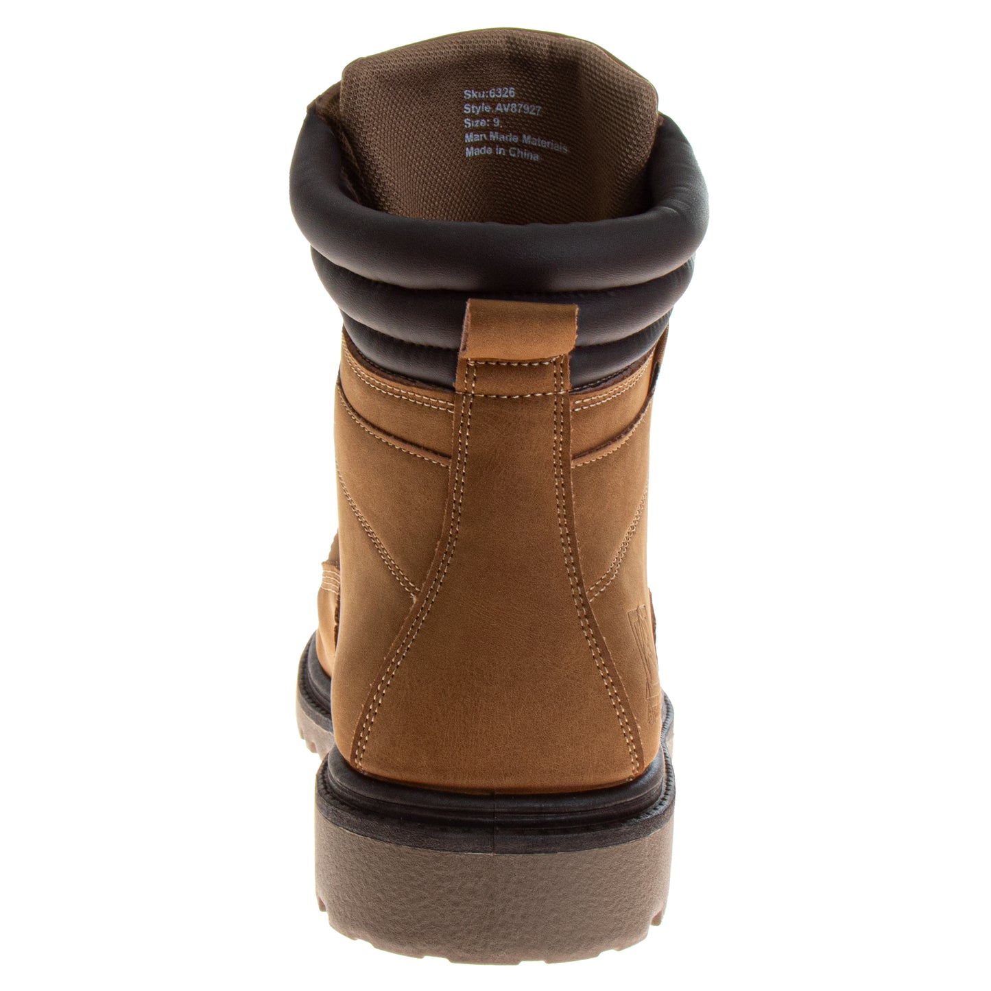 Avalanche Men’s Lace-Up Ankle Boots – Rugged Casual Outdoor Boots with Cushioned Sole